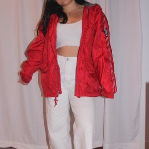 Route 66 Red Windbreaker